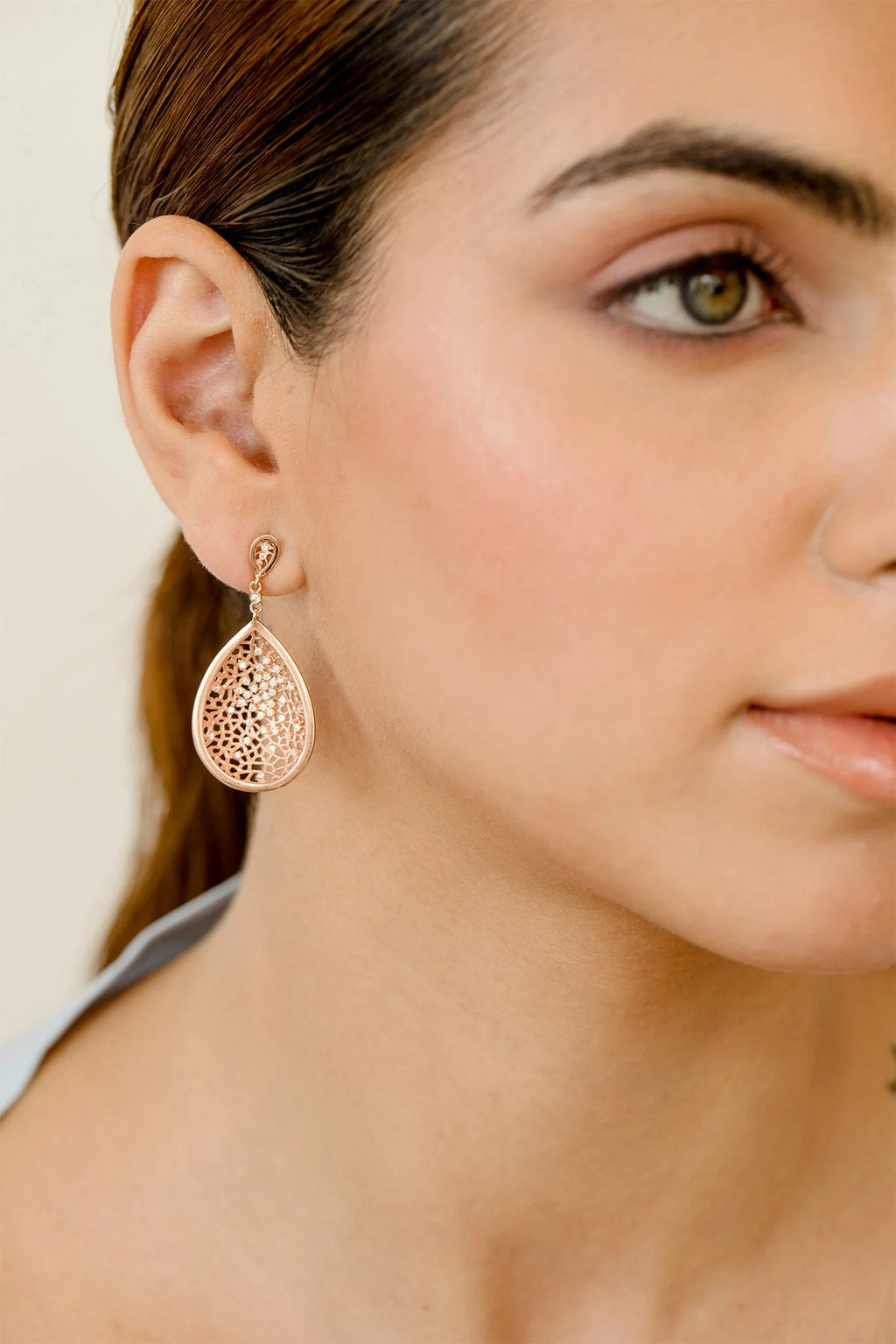 Natural Diamond Dangle Earring V79660