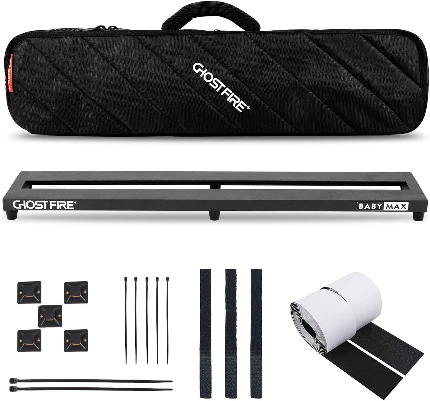 Aluminum Alloy Effect Pedalboard with Carry Bag D214