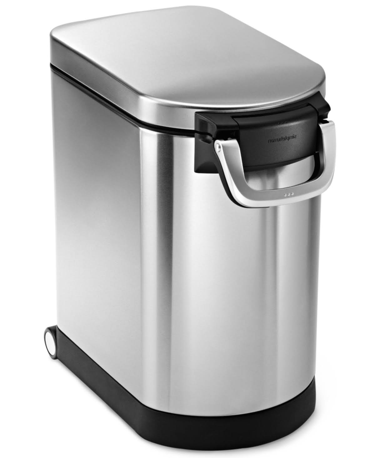 Brushed Stainless Steel Pet Food Storage Can B971151