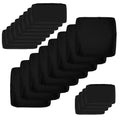Black 20 Piece Outdoor Cushion Covers Olefin M1464