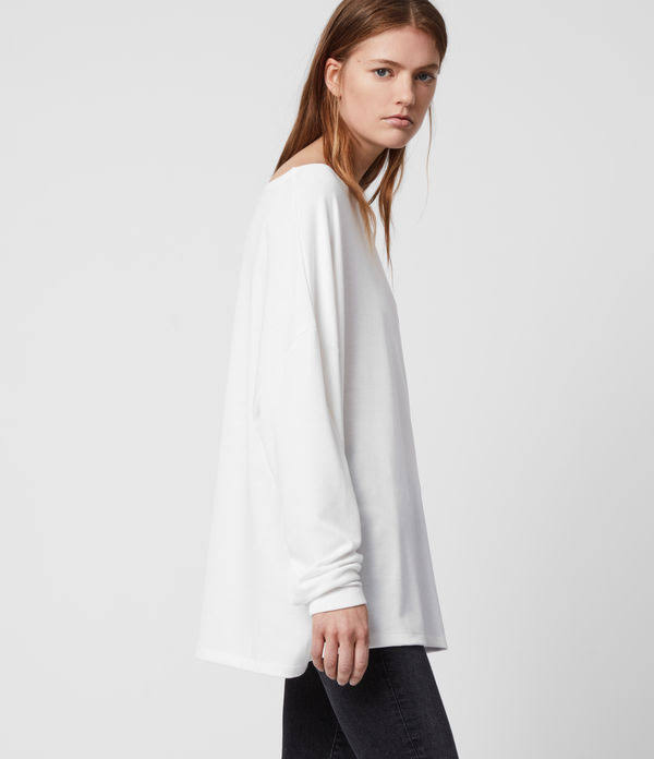 Oversized Tee Chalk White E973