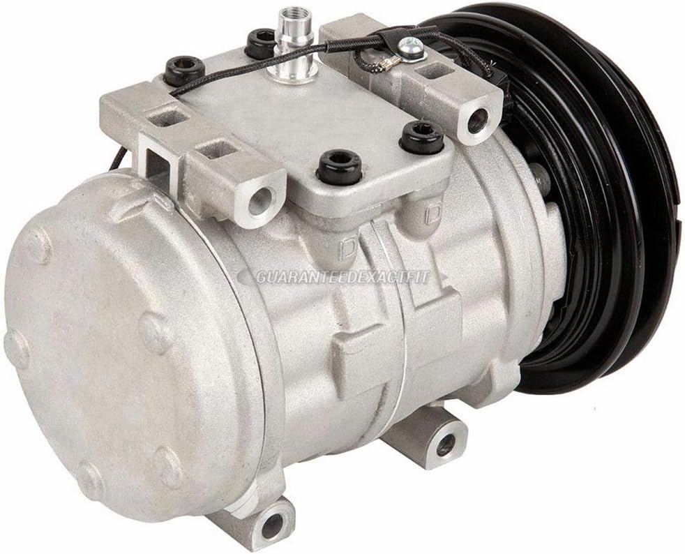 AC Compressor and V-Belt A/C Clutch for Toyota Hilux Pickup Truck 4Runner Celica Supra Corolla Van Replaces Denso 10P15C P9180
