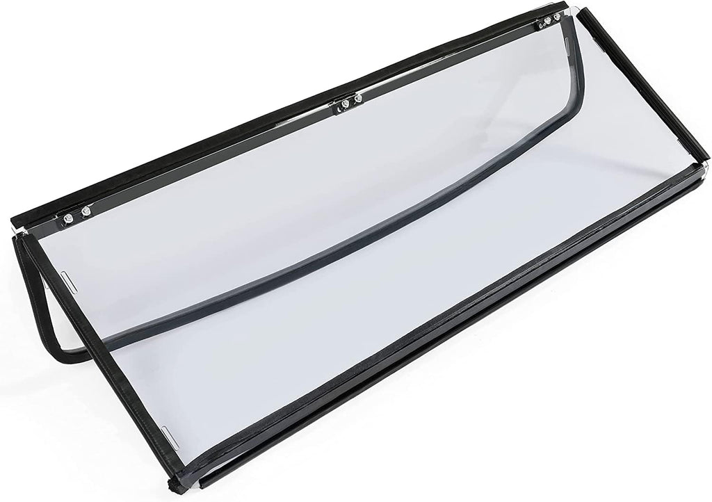 Flip Windshield Compatible with Polaris Ranger 1000 Front 2-in-1 Fold Down Clear Windscreen F667324