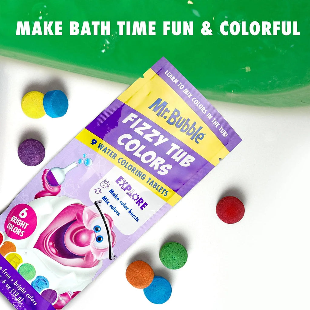 Fizzy Tub Colors (12 Packets, 9 Tablets Each) C422