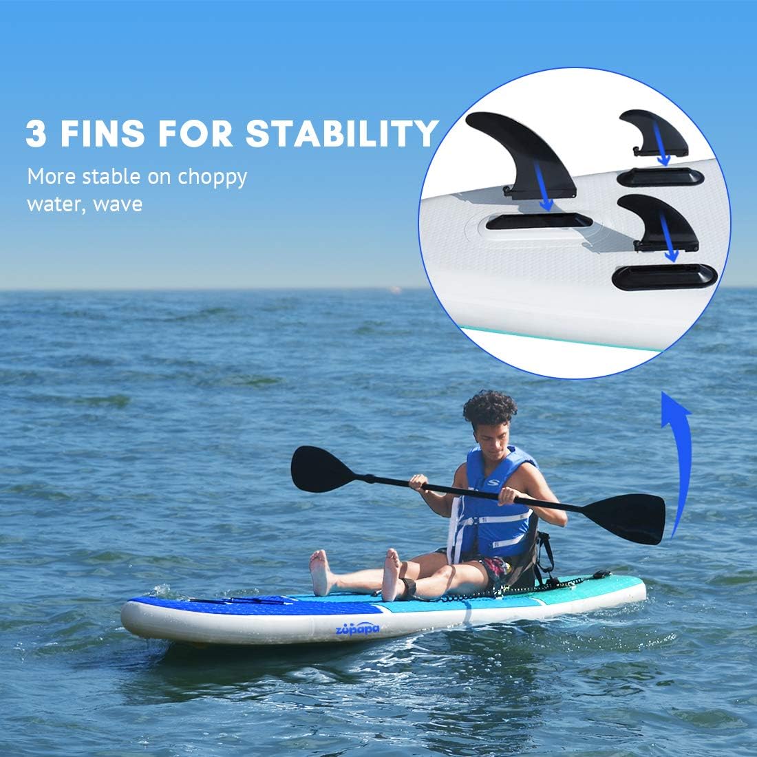 Inflatable Stand Up Paddle Board 11 FT Kayak Convertible X1191