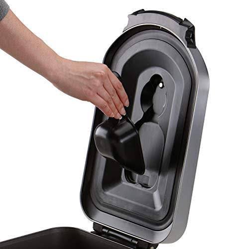 Brushed Stainless Steel Pet Food Storage Can B971151