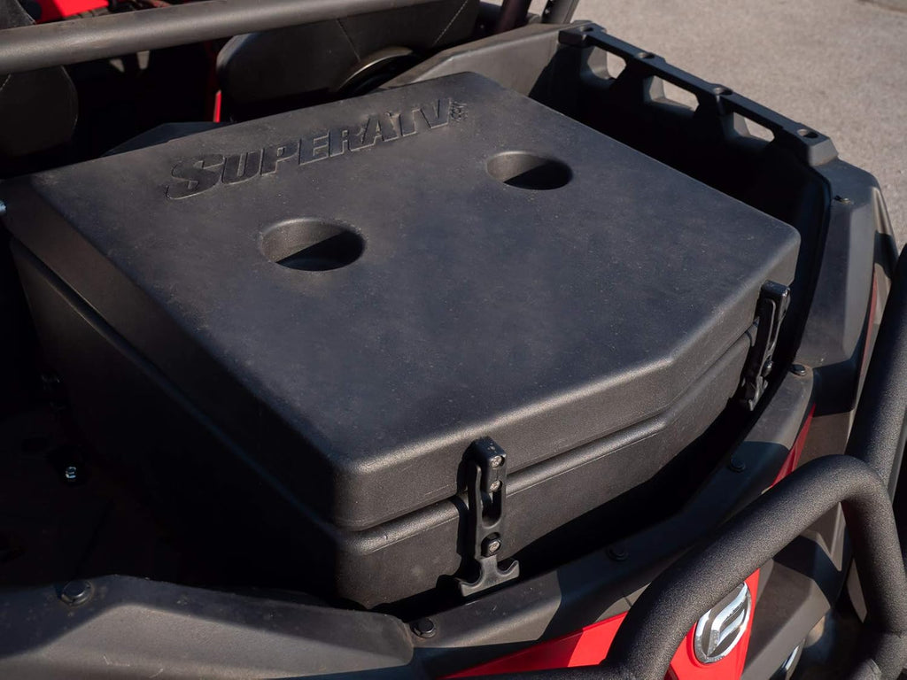 Water Resistant Rear Insulated Cooler/Cargo Box with Sealed Lid and Heavy-Duty Latches P9878
