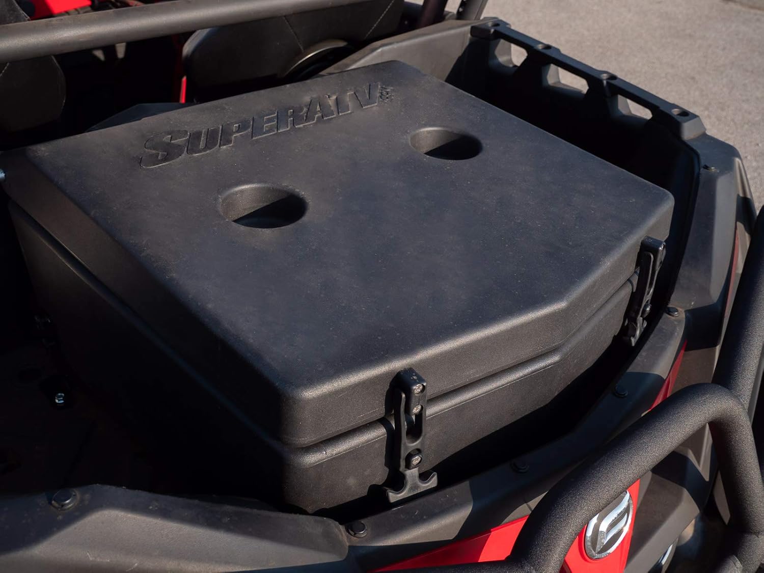 Water Resistant Rear Insulated Cooler/Cargo Box with Sealed Lid and Heavy-Duty Latches P9878
