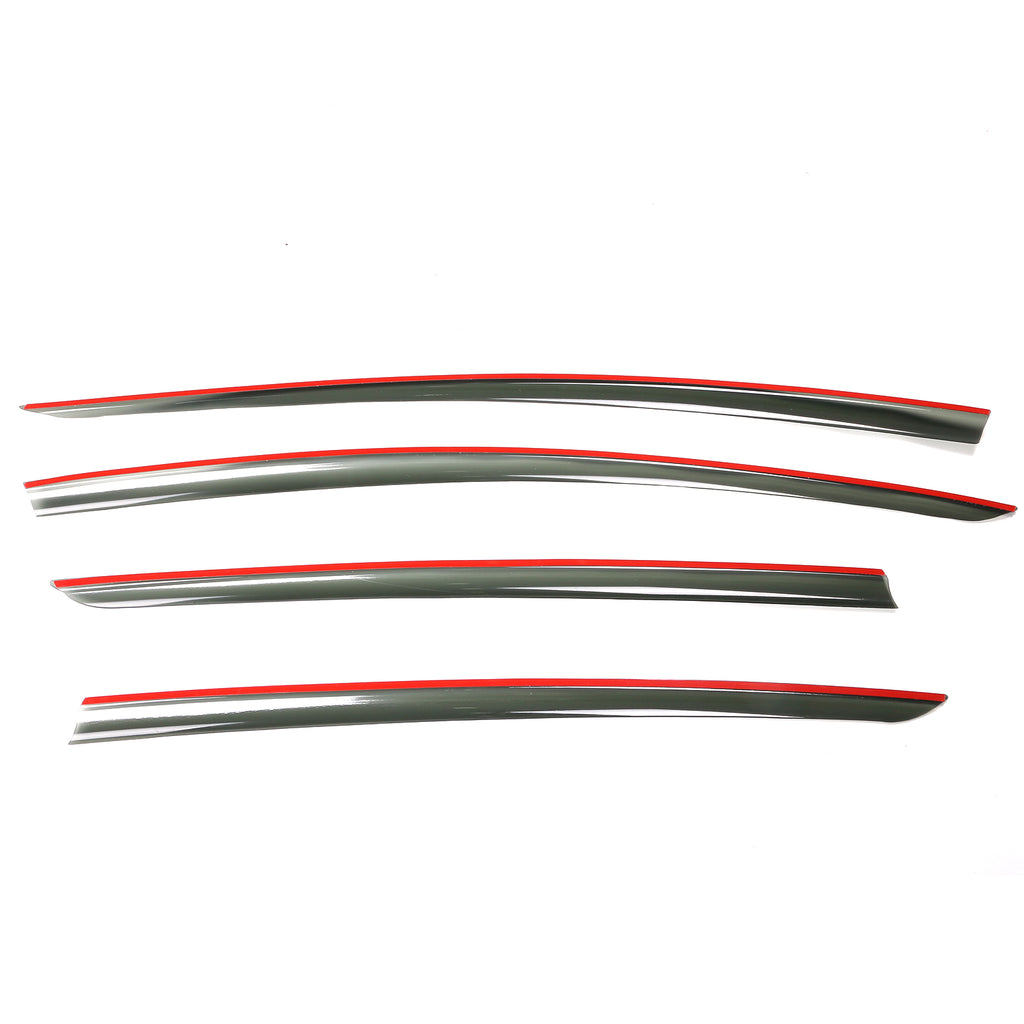 Smoke Acrylic Window Visors 4Pcs Set Q9889
