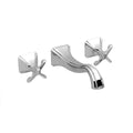White Wall Mount Lavatory Faucet B8268