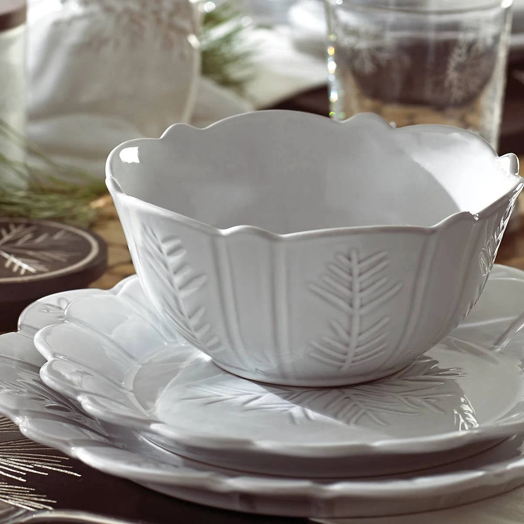 Alpine Carved 4-Piece Accent Plate Set C512