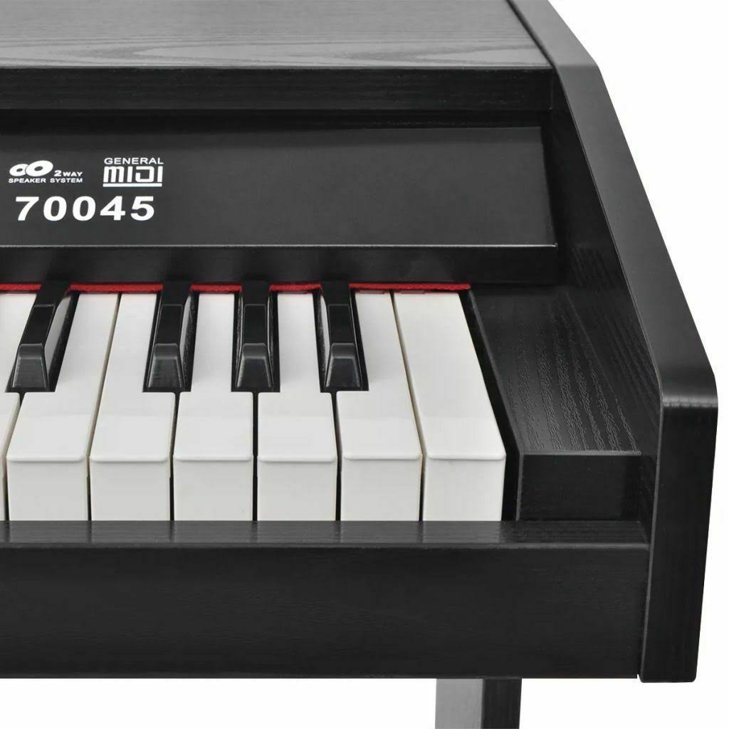 88-Key Digital Piano with Pedals Black W563097