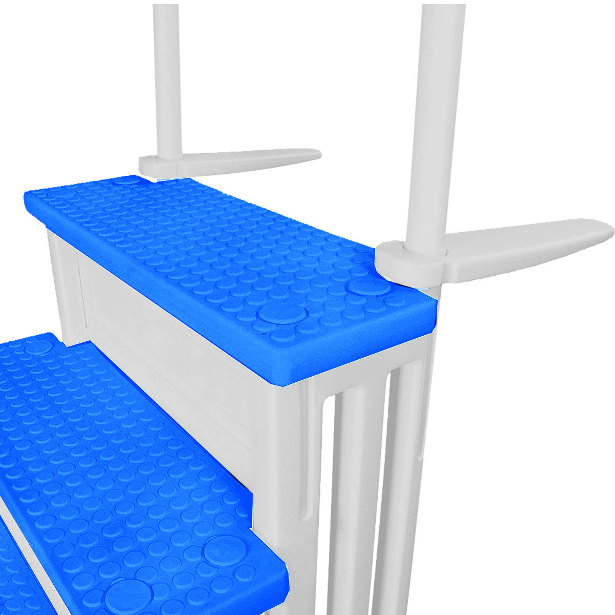 White Anti-Slip In-Pool Steps for Above Ground Pools X61350
