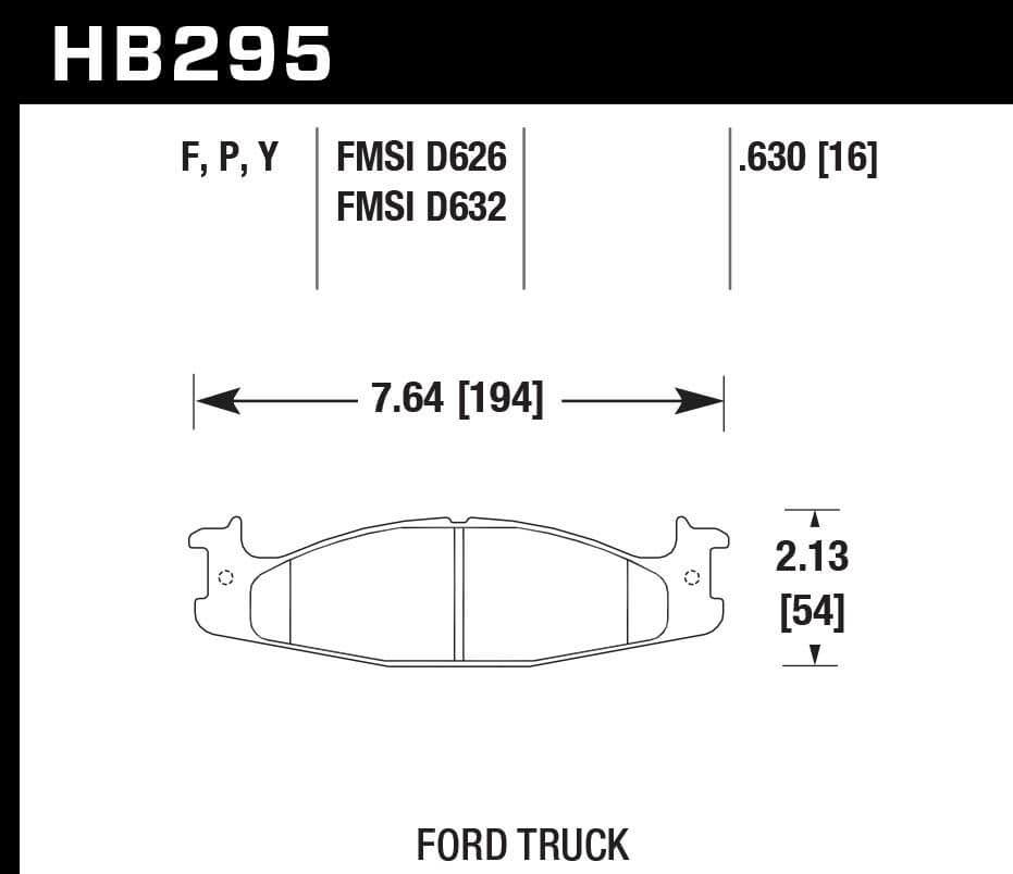 HPS Brake Pads E97515
