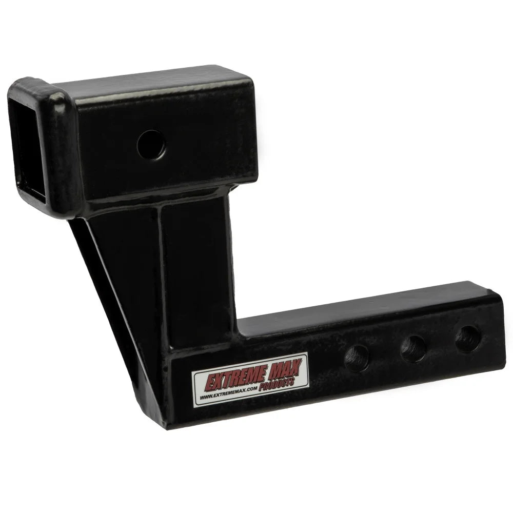 Solid Shank Receiver Extension with Two Hitch Pins X707