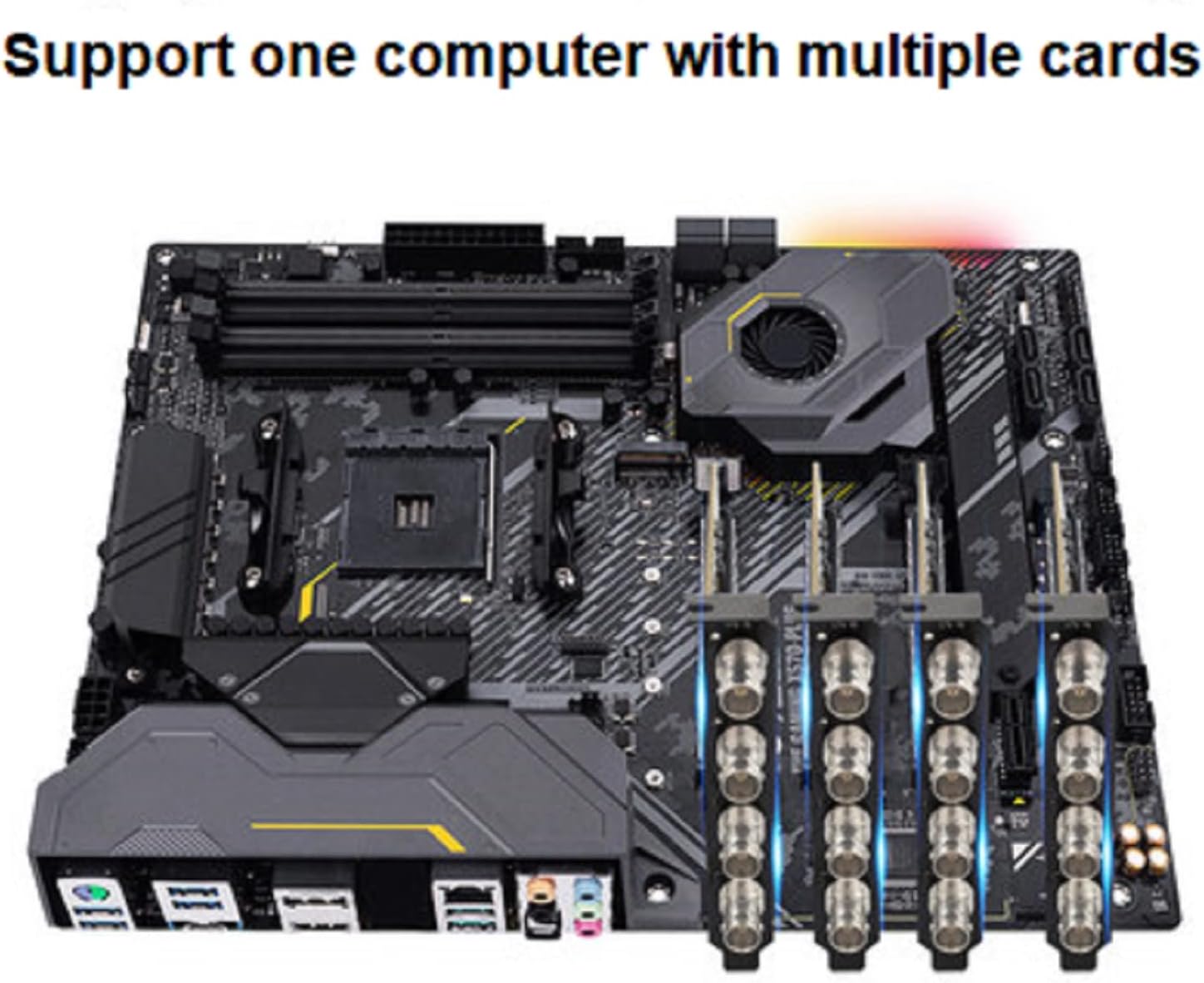 Quad SDI PCIe Video Capture Card 1080P 60FPS A5820