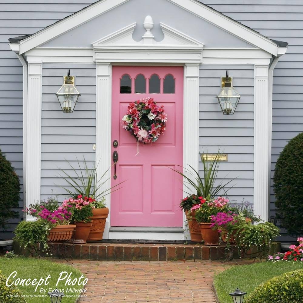 Raised Panel PVC Pilaster with Standard Capital and Base (Pair) W5534