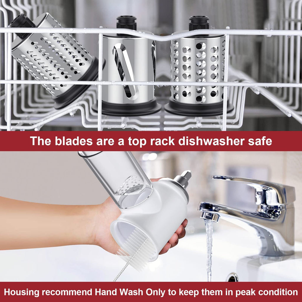 Vegetable Slicer and Cheese Grater Attachment for KitchenAid Stand Mixers Q8439