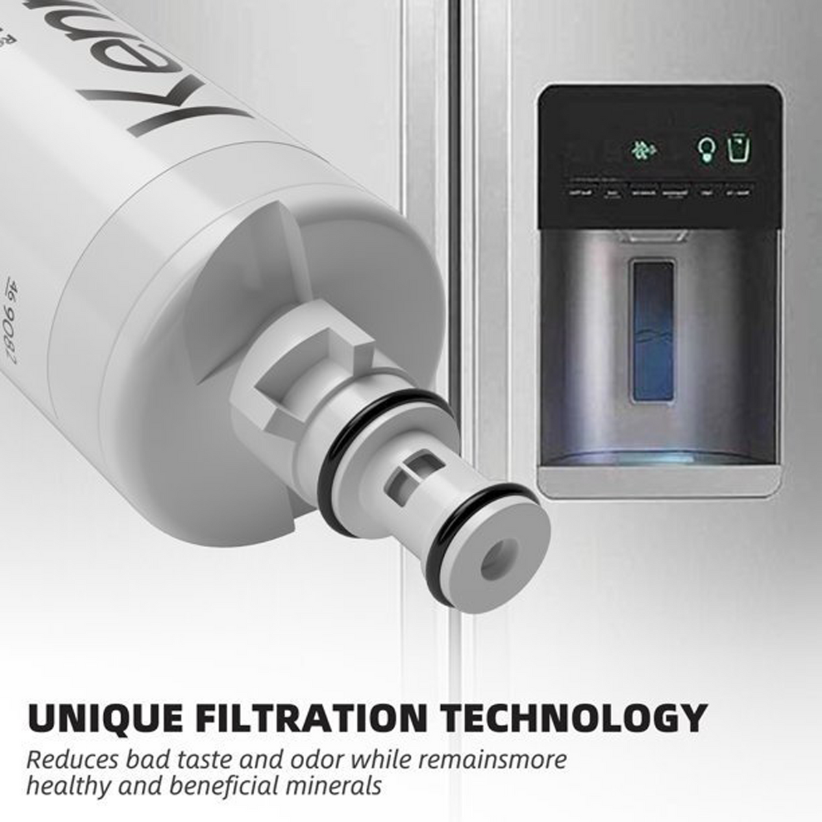 Refrigerator Water Filter Replacement Compatible with Kenmore 46-90410, 469010, 6-9085, 9085, AQUACREST AQF-4396508 K7677
