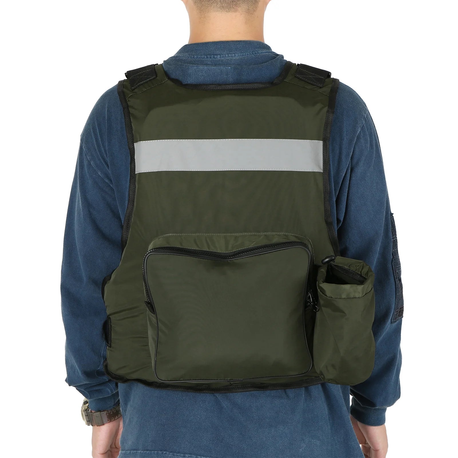 Fly Fishing Jacket Vest with Multi-Pockets U21253