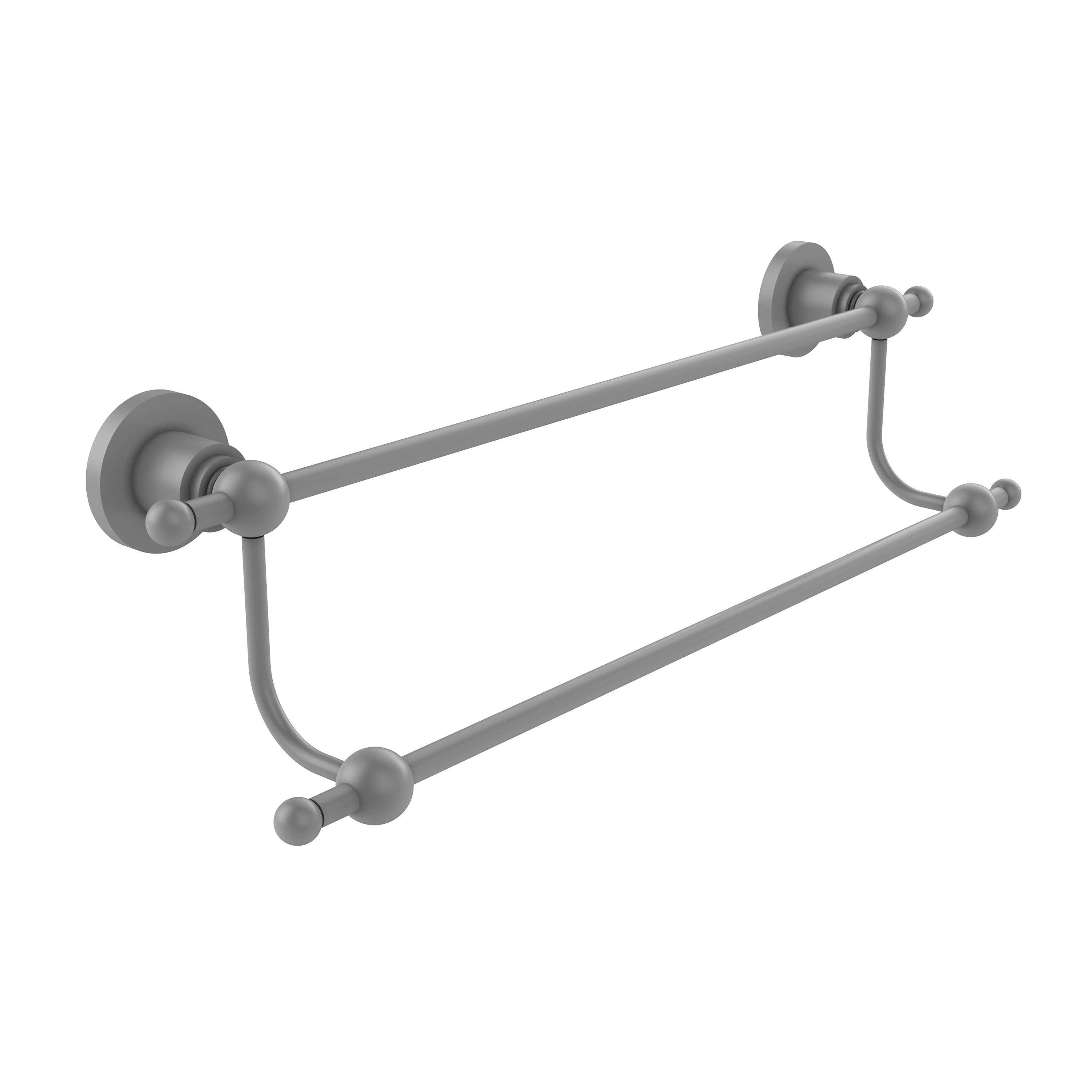Matte Gray Double Towel Bar L395976