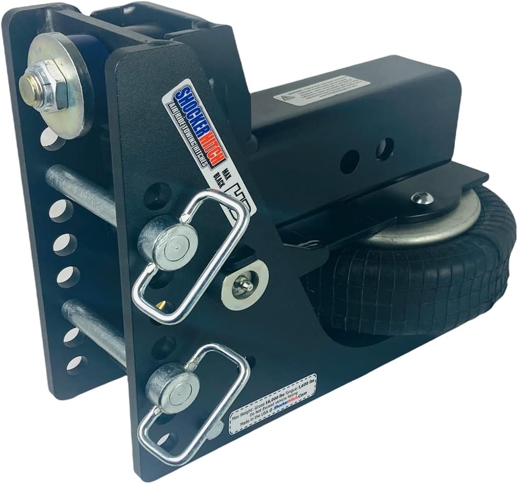 Black Air Hitch & Raised Ball Mount V608718
