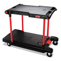 Black Two Shelf Utility Cart K506356