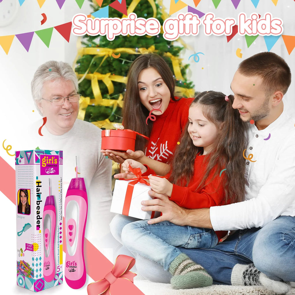 Hair Braider Jewellery Kit Crystal Hair Beader Kits Toys for Kids Q392441