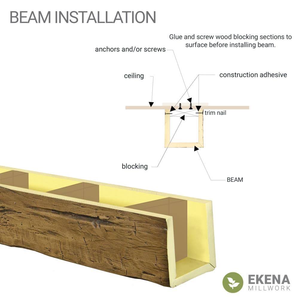 Natural Faux Wood Ceiling Beam S8491