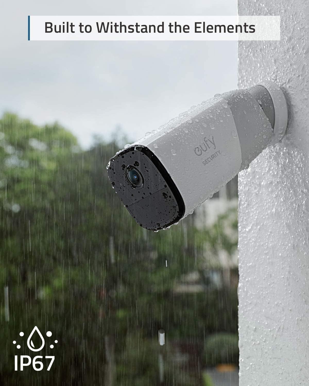 2K White Indoor/Outdoor 2-Camera Security System L76127