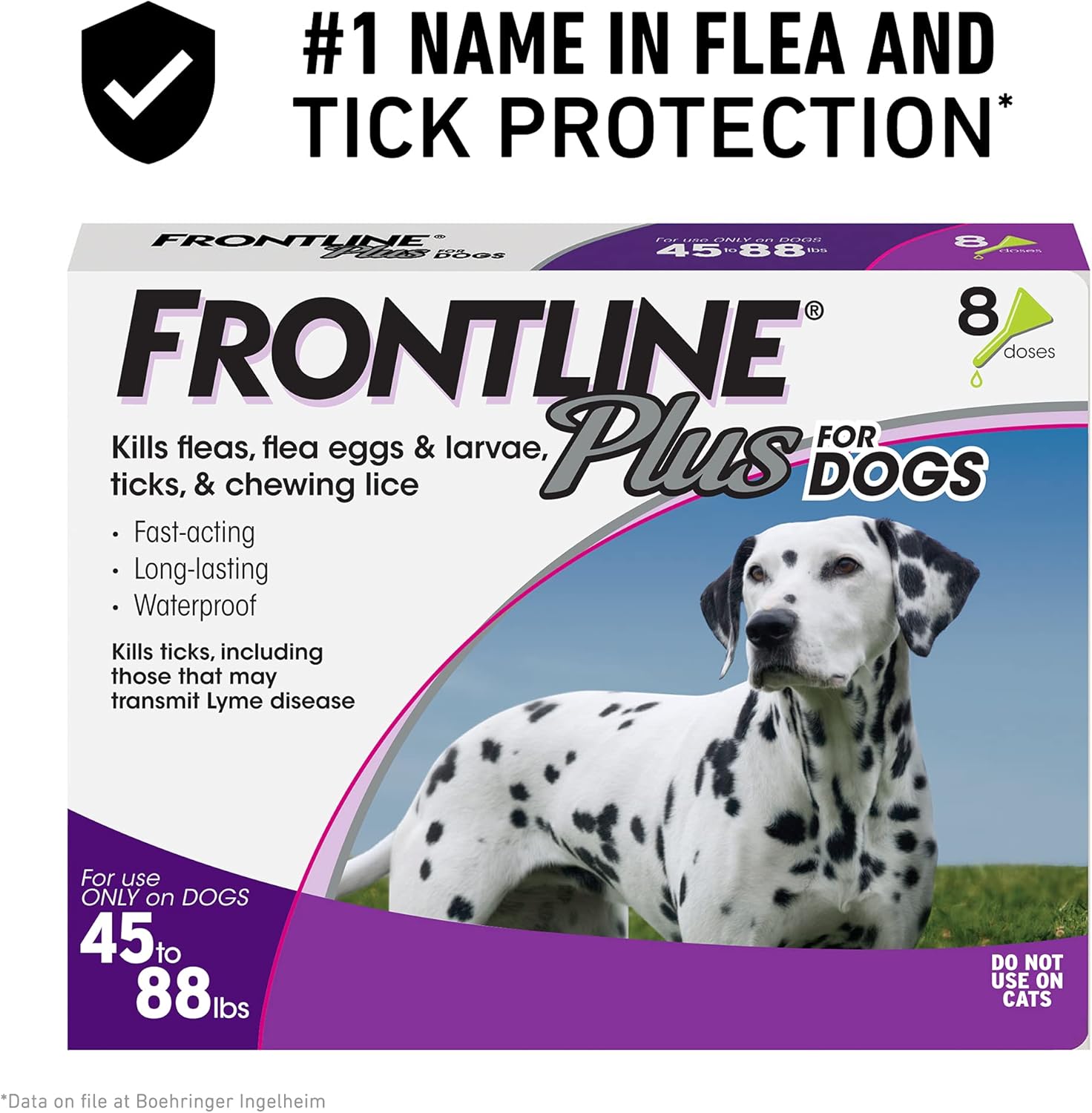 Flea and Tick Treatment for Dogs, 8 Doses M115
