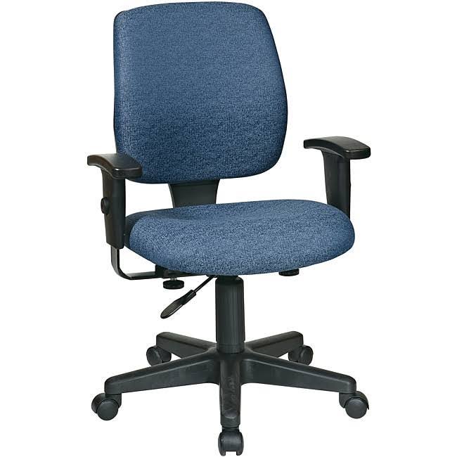 Grey Task Chair with Adjustable Arms A936311