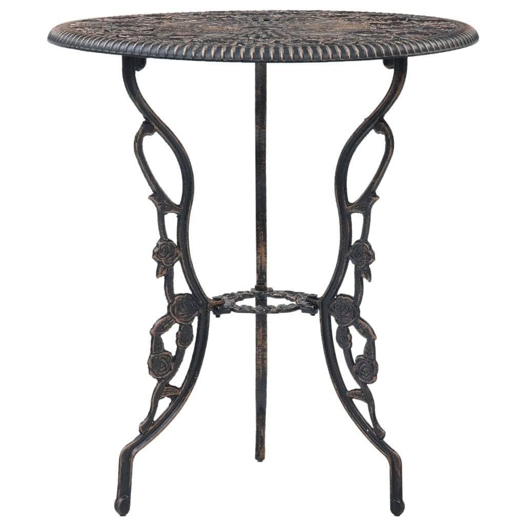 3 Piece Cast Aluminium Bistro Set Y761817