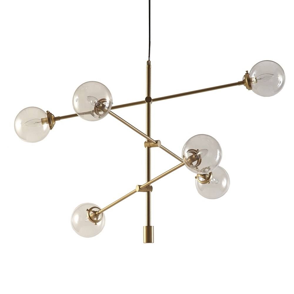 Bronze Sputnik Chandelier T776