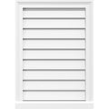PVC Gable Vent with Brickmould K1196
