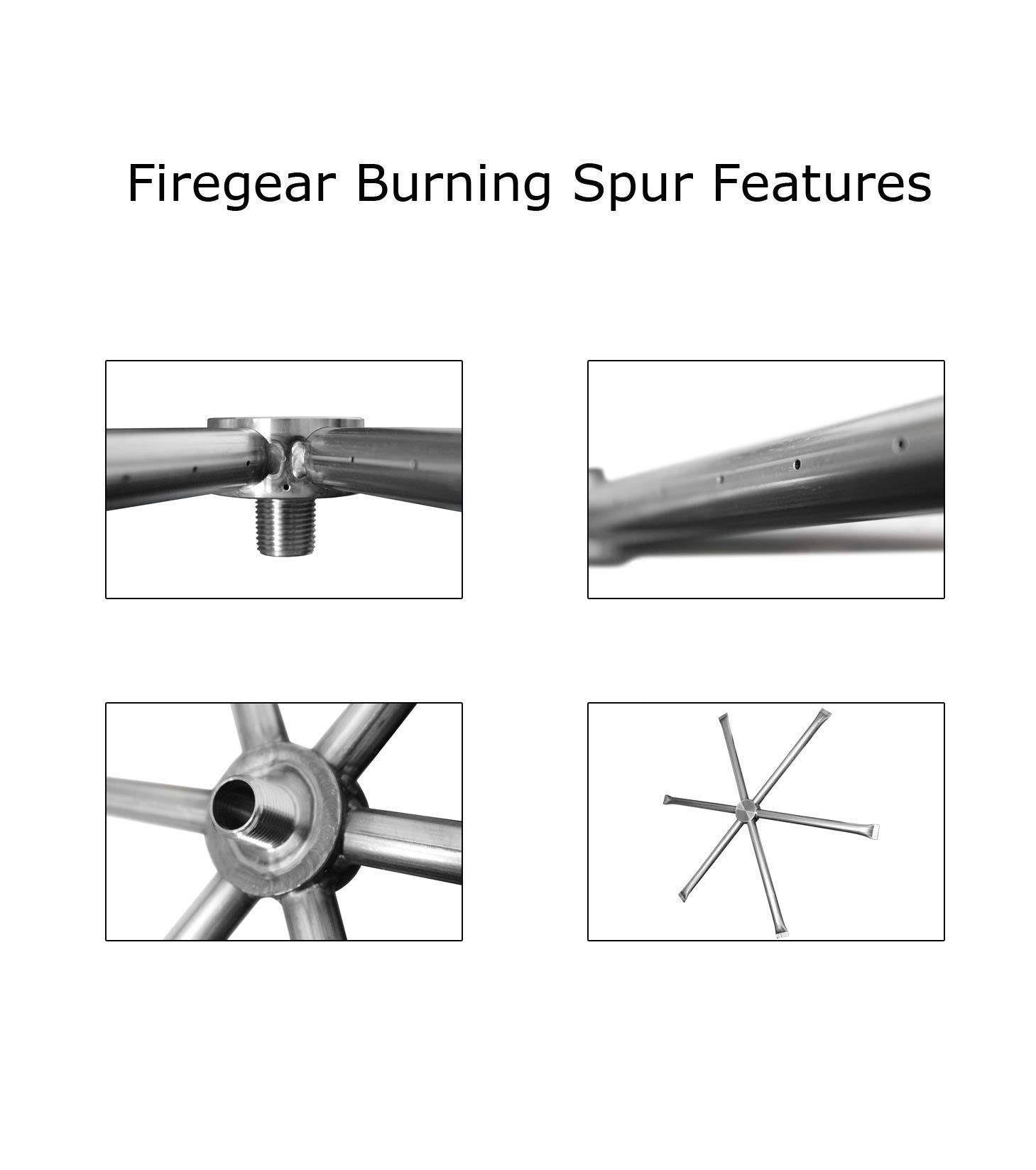 26x22 SS Square Pan Gas Fire Pit Insert E8257