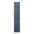 Blue 55x22 H x 11x22 W Closed Board and Batten Shutter E560