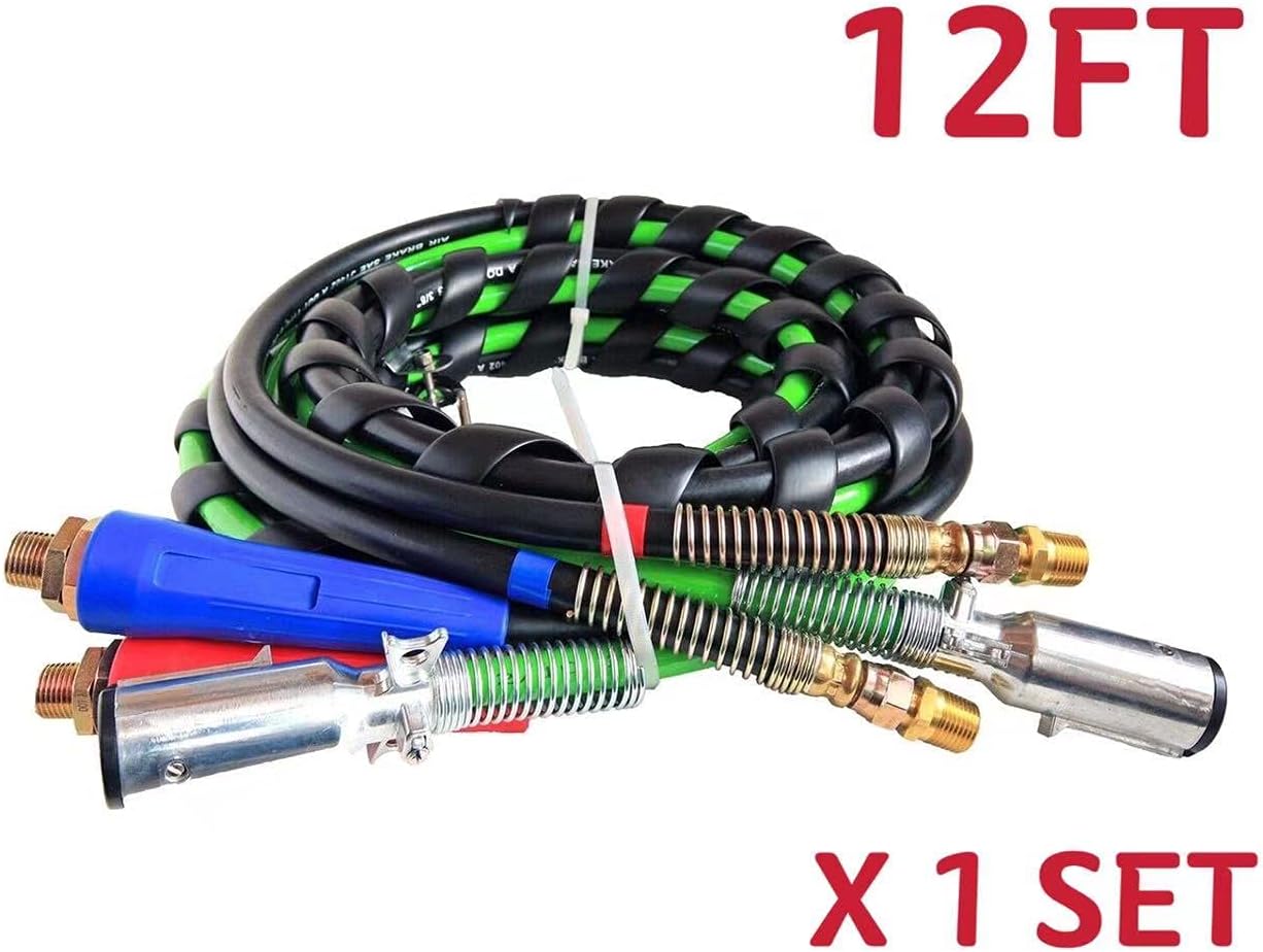 12 Ft 3-in-1 Truck Air Hose Assemblies S778