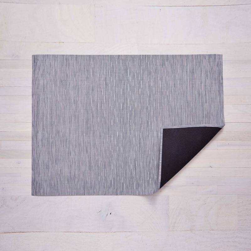 Grey Flannel Woven Bamboo Rug A163303