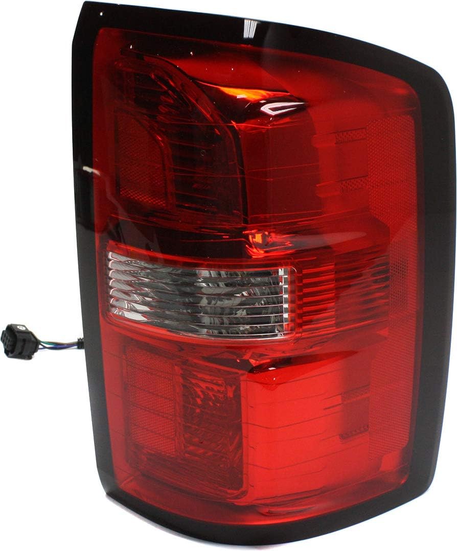 Tail Light Assembly Compatible with 2014-2015 GMC Sierra 1500/2015 GMC Sierra 2500 HD 3500 HD Passenger Side O44070