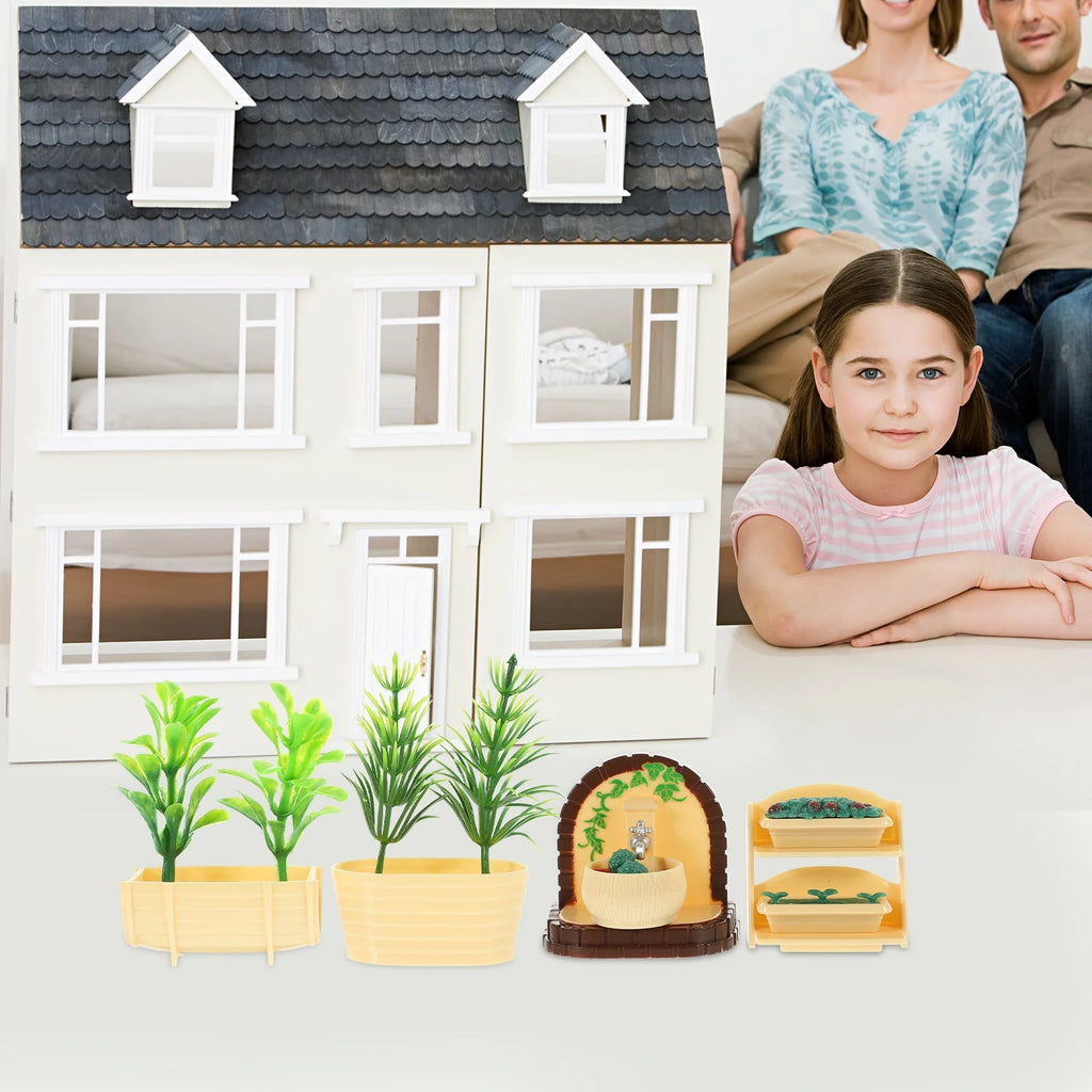 Plastic Doll House Decoration Toy S119