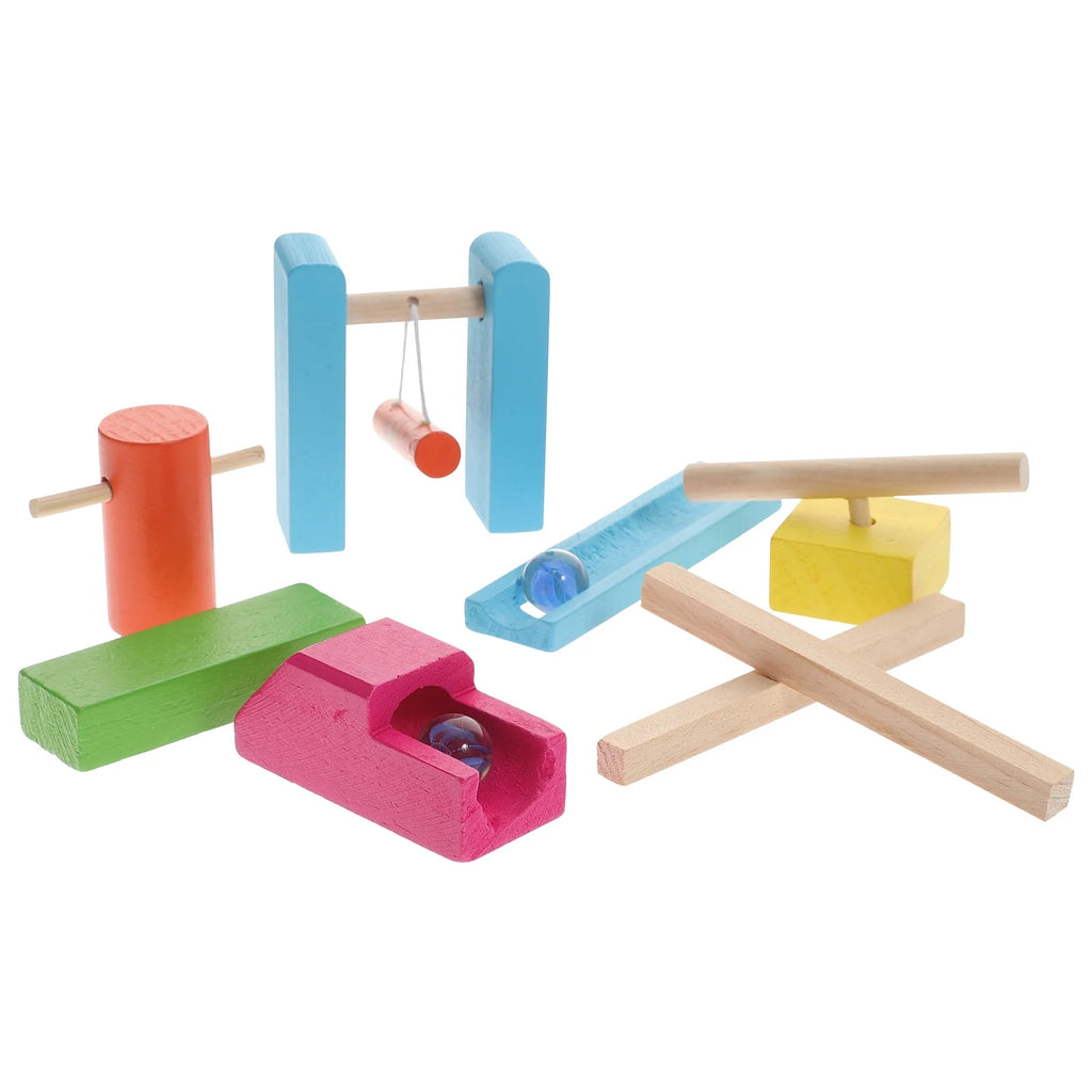 Wooden Dominoes Blocks Building Toy Educational Toys J795966
