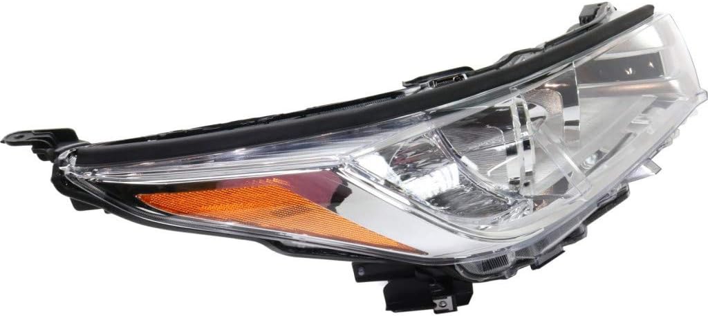 Headlight Assembly Pair Chrome Bezel S40185