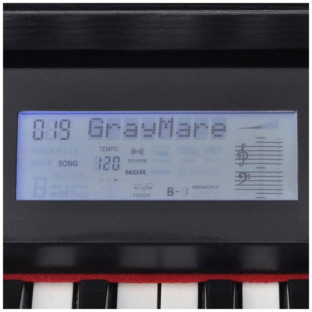 88-Key Digital Piano with Pedals Black W563097
