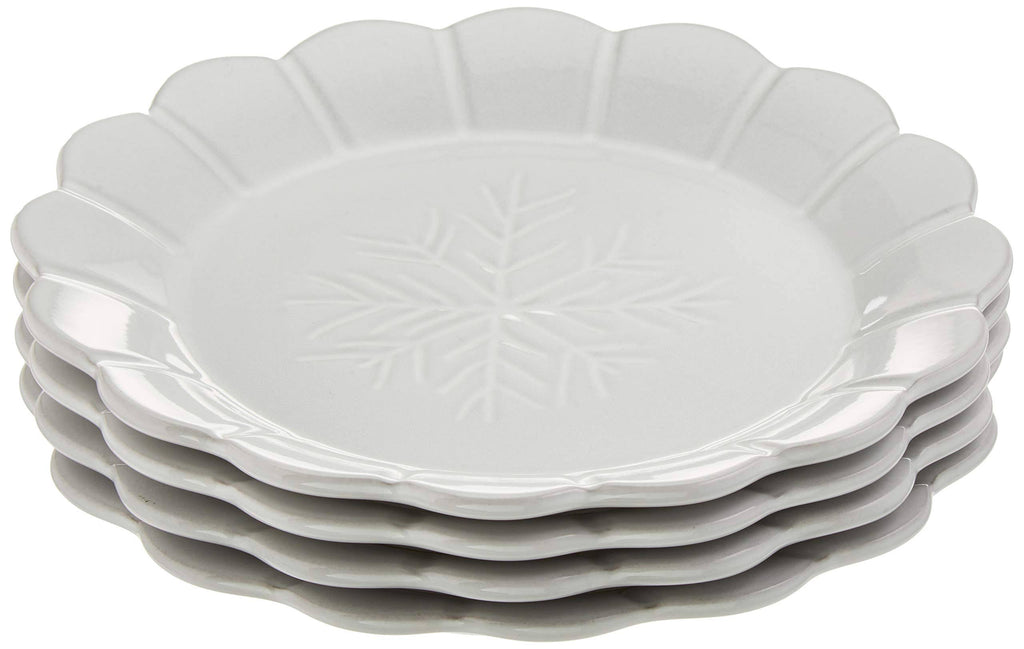 Alpine Carved 4-Piece Accent Plate Set C512