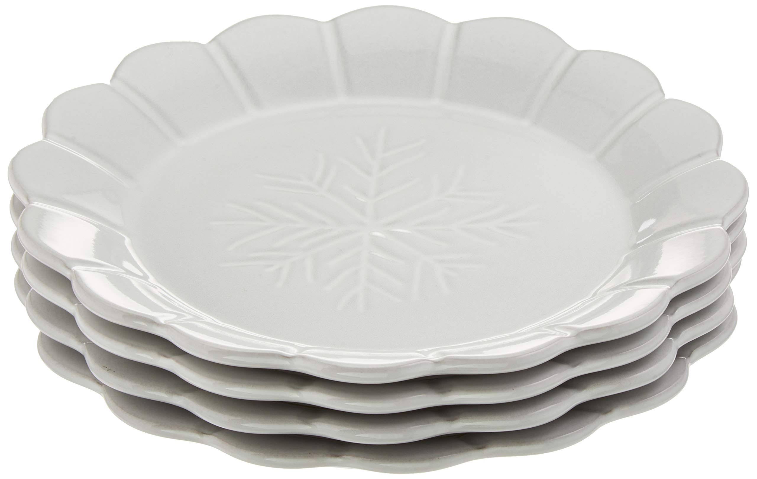 Alpine Carved 4-Piece Accent Plate Set C512