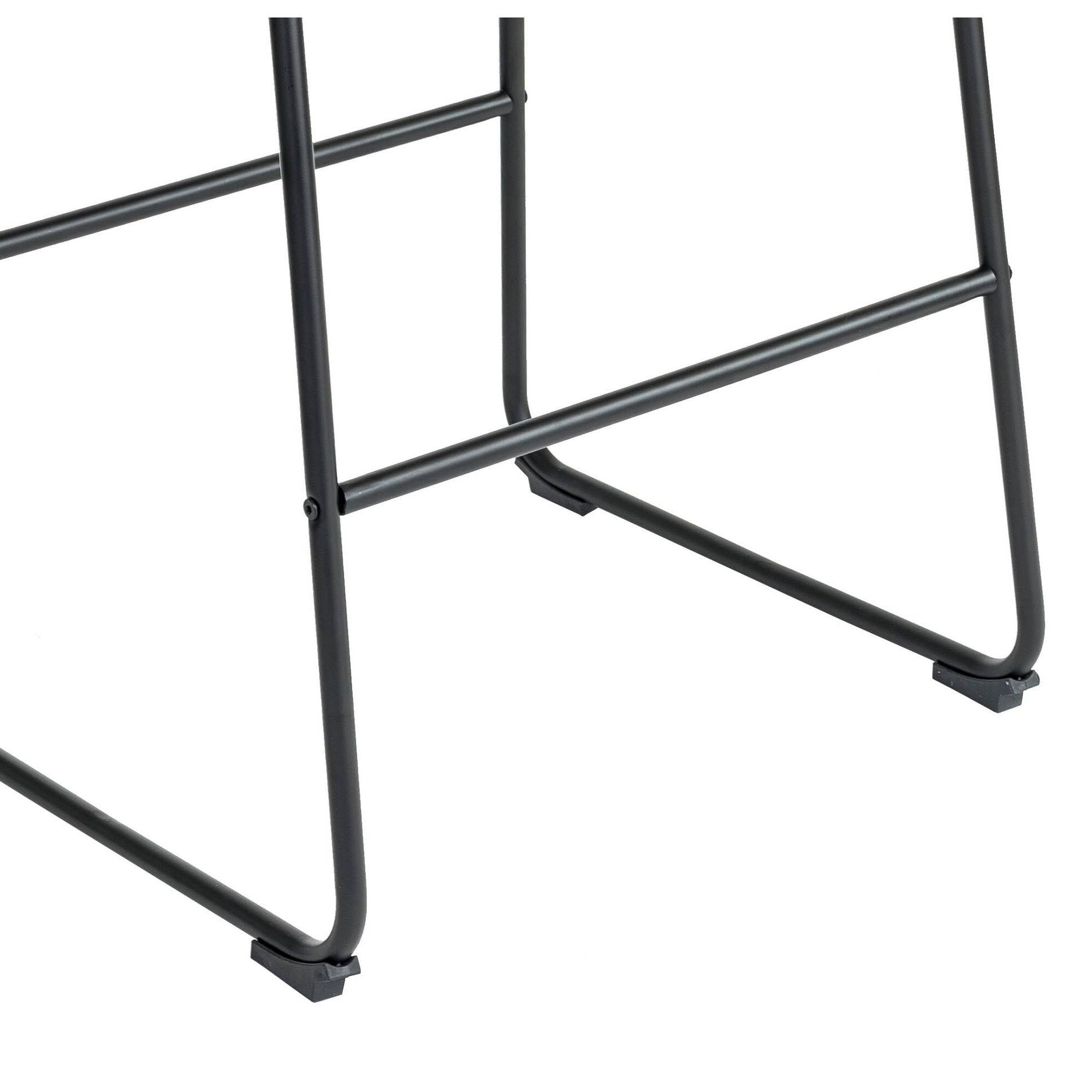 Brown Bar Stool Set of 2 Q391