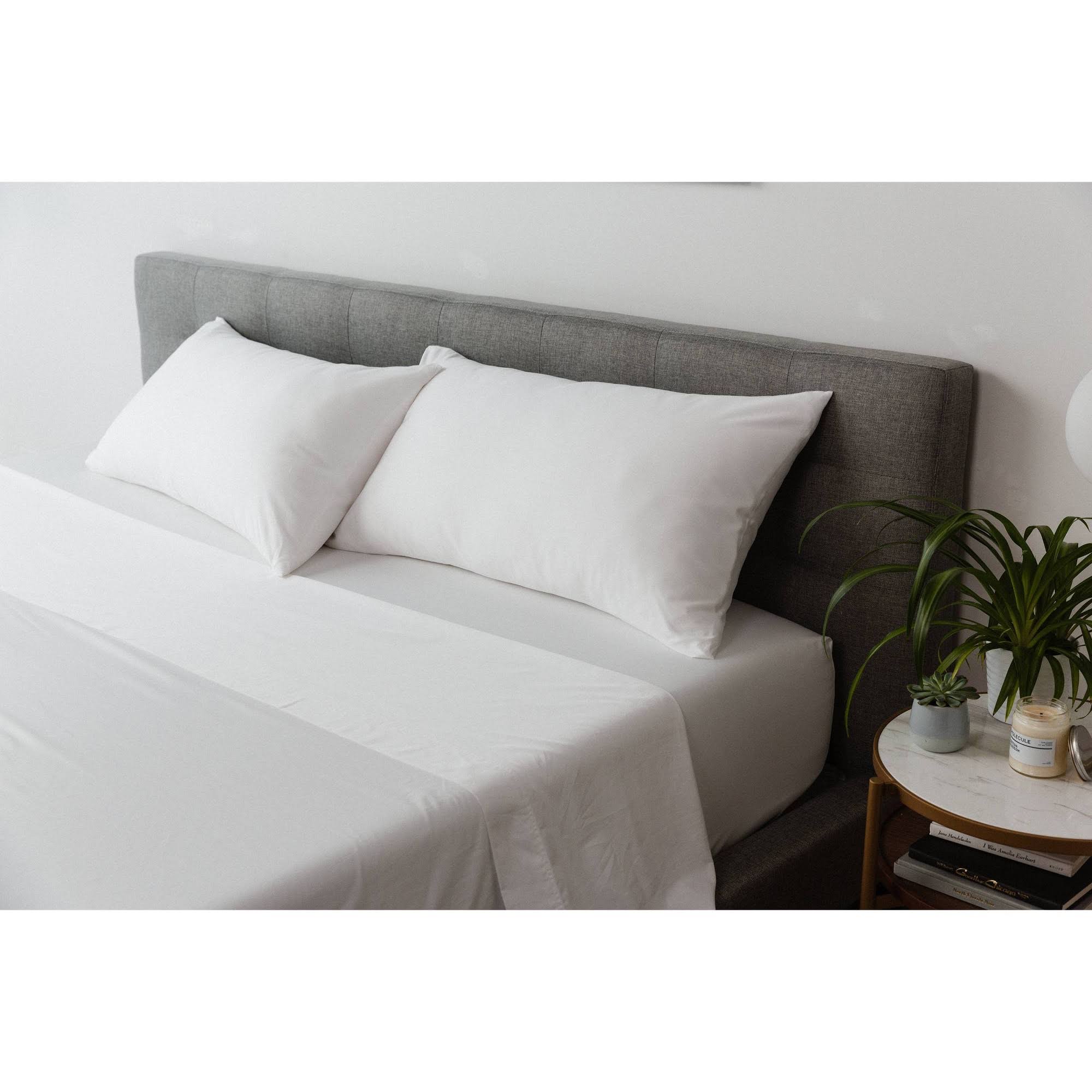 California King 6pc 300 Thread Count Percale Sheet Set White G209378