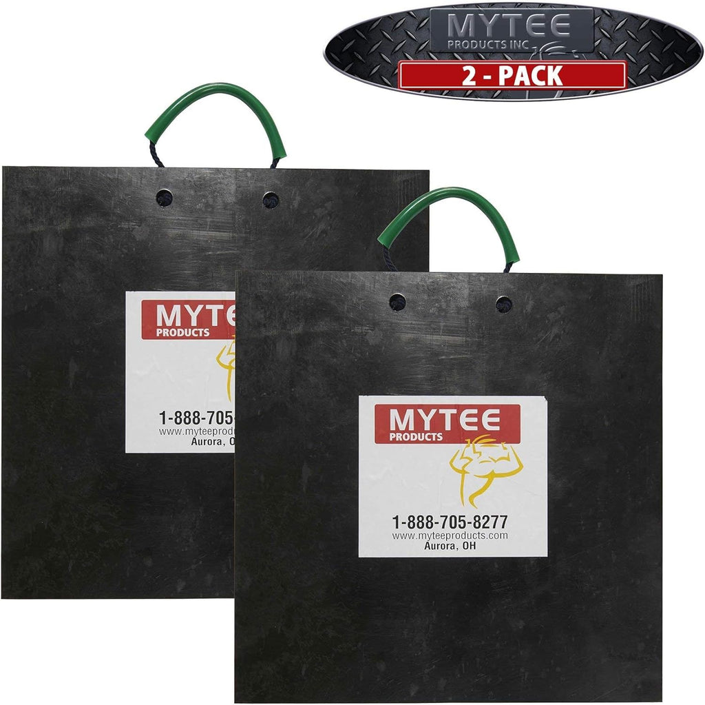 Outrigger Pad 30" x 30" x 2" Thick, 47 Ton Capacity, Black Q102125