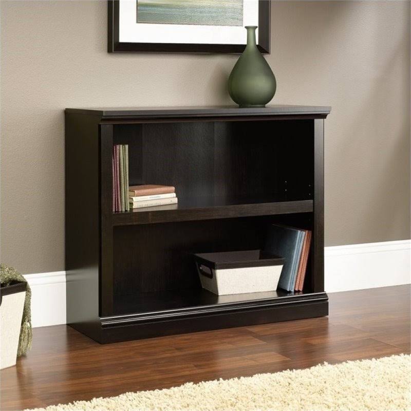 2 Shelf Bookcase in Estate Black V431